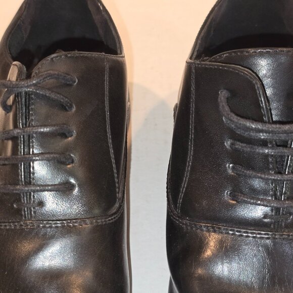 Bruno Marc Shoes Men\'s Oxford Dress Lace-up Leather Black Size 10